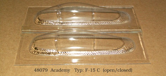 Фонарь для самолета F - 15 C (open-closed)