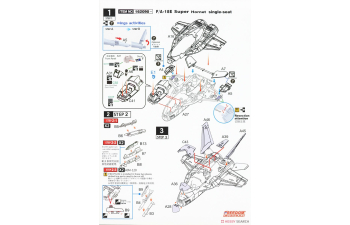 Сборная модель US Navy F/A-18E Blue Angels Compact Series