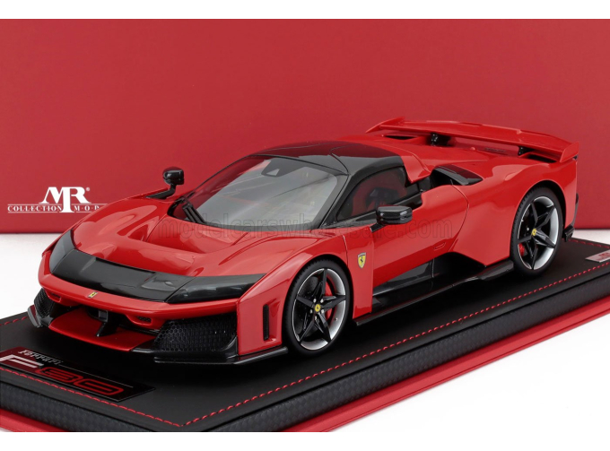 FERRARI F80 (2024) - Con Vetrina - With Showcase, Rosso Scuderia - Red