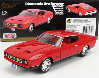 FORD Mustang Mach-1 Coupe (1971) - 007 James Bond - Diamonds Are Forever - Una Cascata Di Diamanti, Red