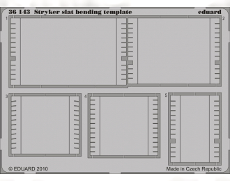 Фототравление для Stryker slat bending template