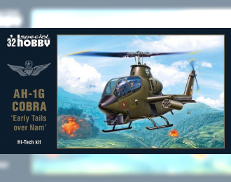 Сборная модель AH-1G Cobra ‘Early Tails over Vietnam’ Hi-Tech Kit