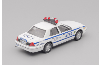 FORD Crown Victoria New York Police, Полицейские Машины Мира 7, белый