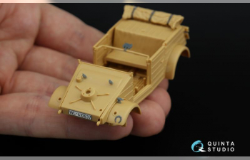 3D Декаль интерьера кабины Kubelwagen Type 82 (Tamiya) (с 3D-печатными деталями)