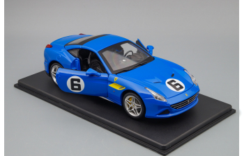 FERRARI California T №6 1971 - Inspired By The 512m - Con Vetrina - With Showcase (1971), blue