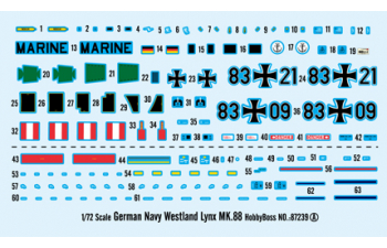 Сборная модель Вертолет German Navy Westland Lynx MK.88