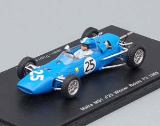 MATRA MS1 25 Победитель Reims GP F3 1965 Jean-Pierre Beltoise (FI), blue