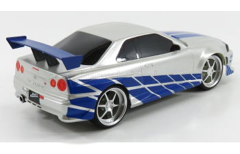 NISSAN Brian's Skyline Gt-r (1999) - Fast & Furious Ii (2003), Silver Blue