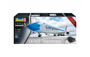 Сборная модель Самолет Boeing 747-8F CARGOLUX LX-VCF "Facemask"