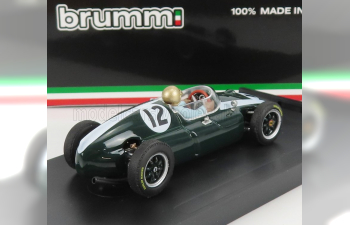 COOPER F1 T51 Climax N 12 Winner British Gp Jack Brabham 1959 World Champion - With Driver Figure, Green White