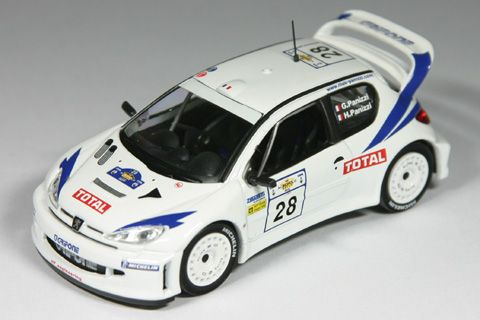 PEUGEOT 206 WRC Panizzi Gilles - Panizzi Herve Rally Acropolis (2001), white