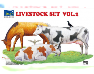 Сборная модель Livestock Set Vol.2 (Домашние животные, 2 часть)