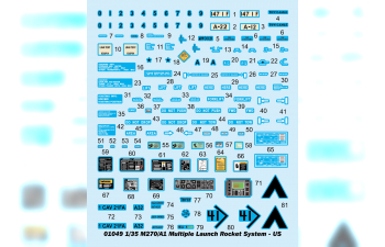 Сборная модель Американская ракетная система залпового огня M270/A1