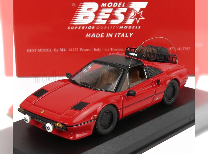 FERRARI 308 Gtsi (1982) Rally Mission - Artic Circle - Circolo Polare Artico - 2021, red