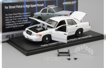 FORD Crown Victoria Police Interceptor with accessories 1998 Plain White