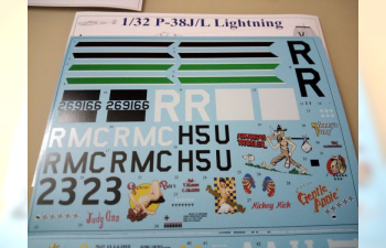 Декаль для P-38 J/L Lightning