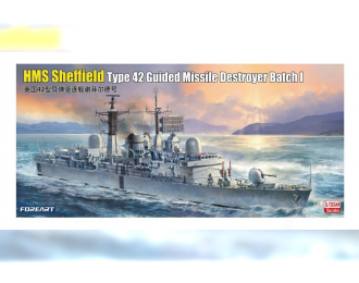 Сборная модель HMS Sheffield Type 42 Guided Missile Destroyer Batch 1