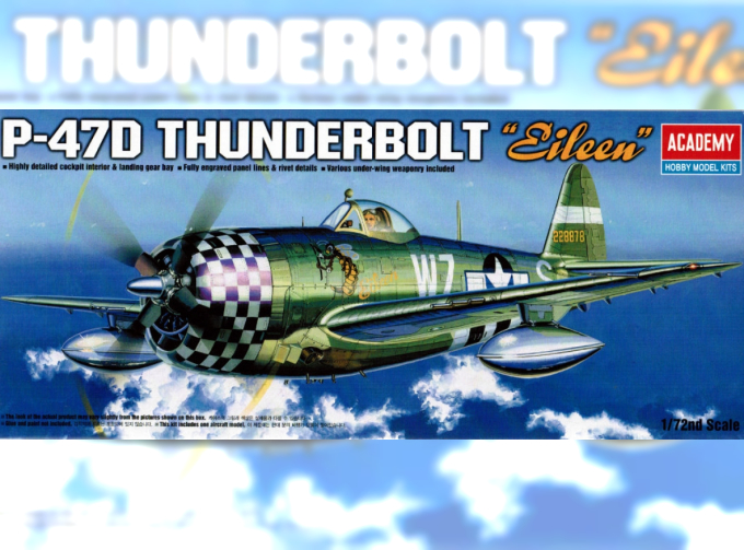 Сборная модель Самолет P-47D Thunderbolt