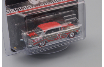 CHEVROLET Bel Air #5, silver / red