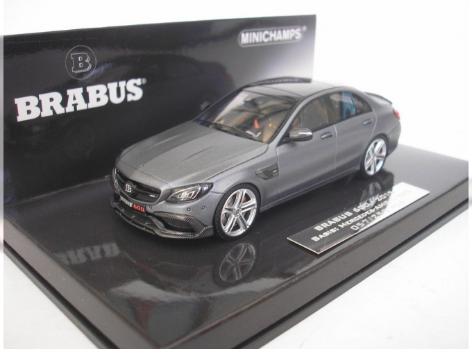 BRABUS 600 AUF BASIS MERCEDES AMG C 63 S - 2015 - GREY METALLIC MATT