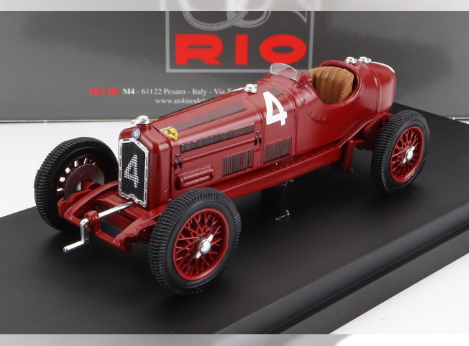 ALFA ROMEO P3 Tipo B №4 2nd Circuito Di Modena (1934) Achille Varzi, Red