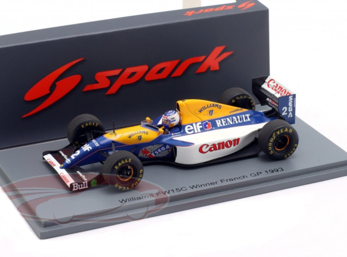 WILLIAMS FW15C #2 Winner French GP Formula 1 World Champion Alain Prost (1993)