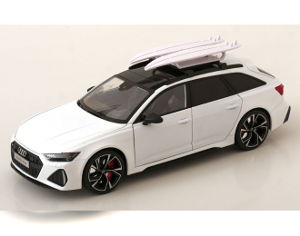 AUDI RS6 Avant (2020), white metallic