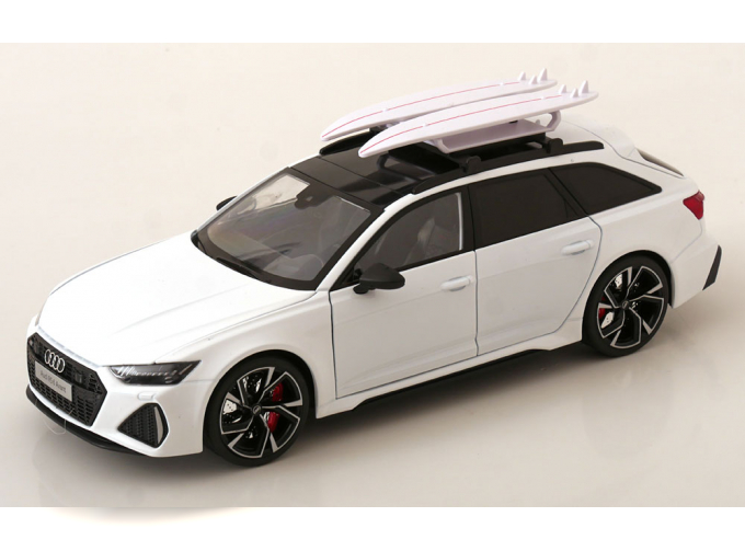 AUDI RS6 Avant (2020), white metallic