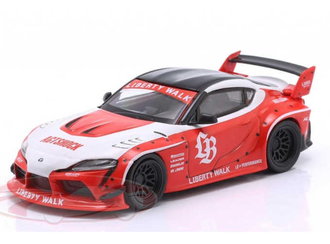 TOYOTA GR Supra LB-Works (2025),red / white