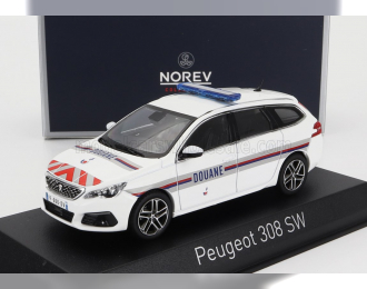 PEUGEOT 308 Gt Sw Station Wagon Douanes (2020), White