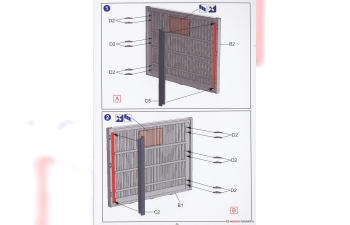 Сборная модель US Military 8' Storage Container Set