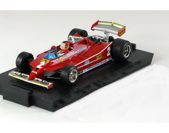 FERRARI F1 126c Turbo N 2 Practice Italy Imola Gp 1980 Gilles Villeneuve - With Driver Figure, Red