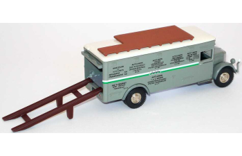 NAG BÜSSING Renntransporter car Union, grey white