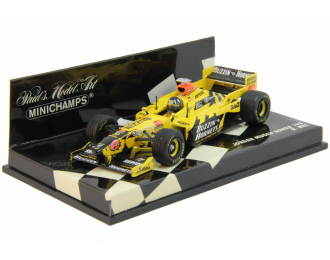 HONDA Jordan Mugen 198 D. Hill, yellow / black