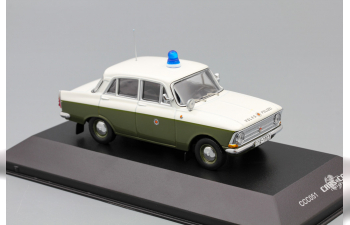 МОСКВИЧ 408 Volkspolizei Народная полиция ГДР (1968), белый / хаки