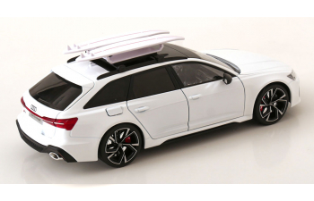 AUDI RS6 Avant (2020), white metallic