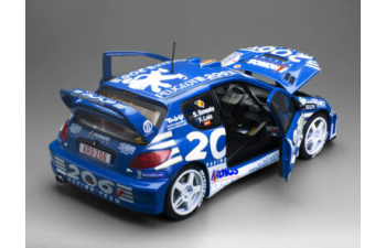 PEUGEOT 206 WRC №2 Winner Rallye Condroz-Huy F.Loix/S.Smeets (2003)