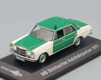 MERCEDES-BENZ 200/8 Strichachter Autobahnpolizei (1971), green / white