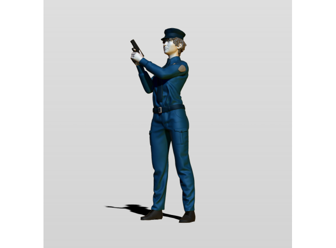 Фигура Полицейская, окрашенная