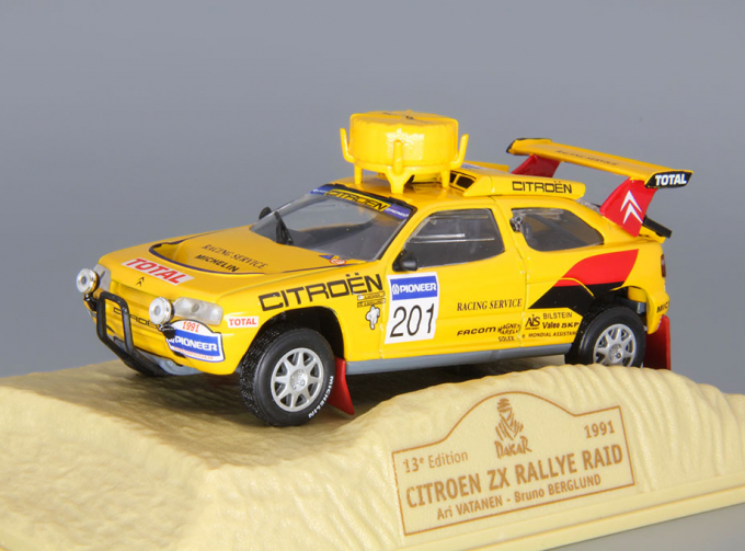 CITROEN ZX Rallye Raid #201 Ari Vatanen - Bruno Berglung, yellow