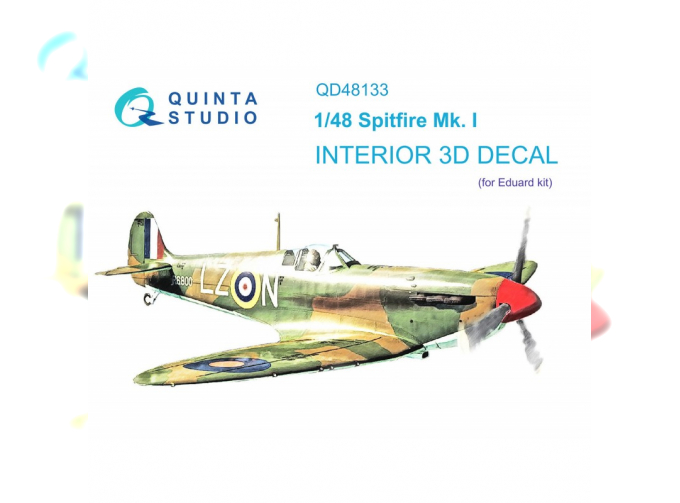 3D Декаль интерьера кабины Spitfire Mk.I (Eduard)