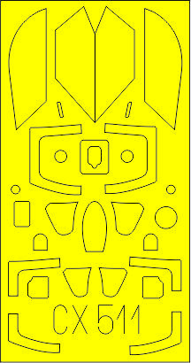 Маска для MiG-21MF