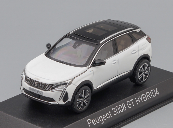 PEUGEOT 3008 GT Hybrid4 (кроссовер) 2020 Pearl White