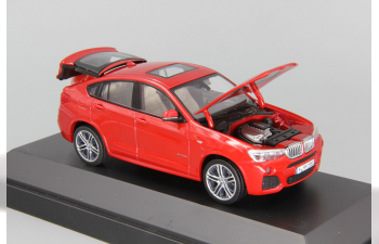 BMW X4 (2015), red metallic