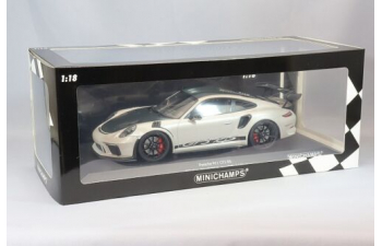 PORSCHE 911 GT3RS (991.2) Weissach Package - (2019), silver / black