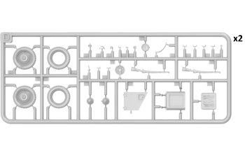 Сборная модель MERCEDES-BENZ 170vk German Military Troop Carrier 1936