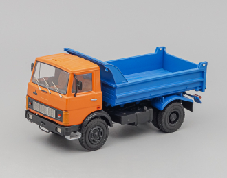 Минский 5551 самосвал ранняя кабина (1988), оранжево-синий
