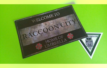 Набор дополнений - Дорожный щит и коробки Umbrella Racсoon City