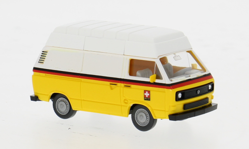 VOLKSWAGEN T3 Kastenwagen Schweizer Post (CH) (1979), yellow/white
