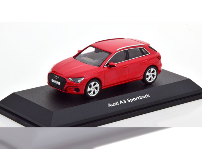 AUDI A3 Sportback (2020), red